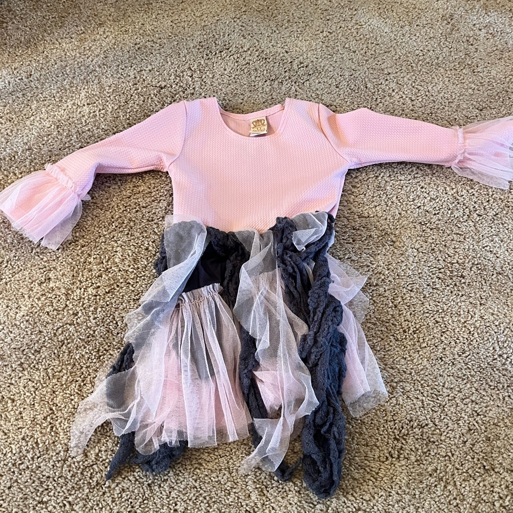 Pink and Gray Kids Costume